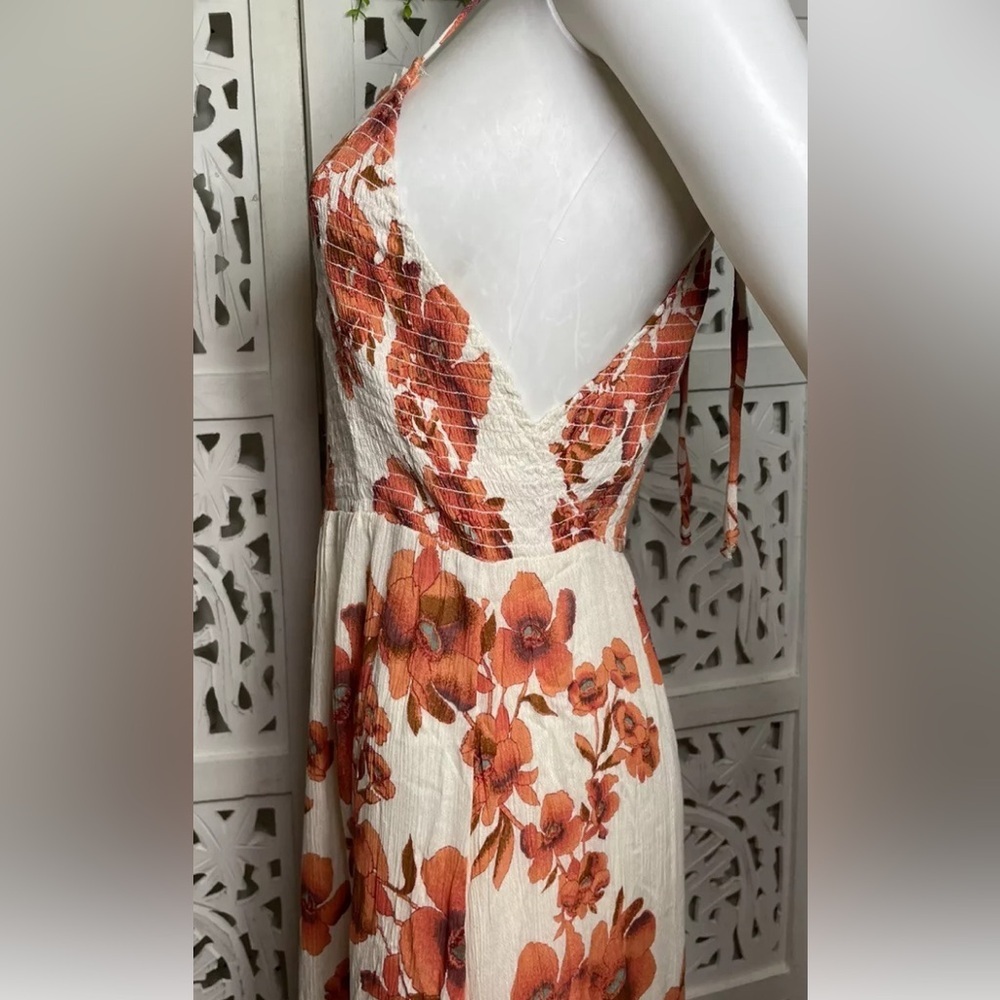 Intimately Free People Dress Garden Party Floral Maxi Tiered Size Small - Picture 9 of 16